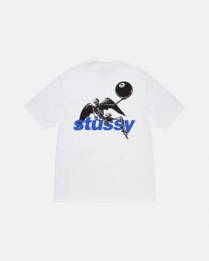 Stüssy Apocalypse Tee Short Sleeve T-Shirt White | YFV-702581