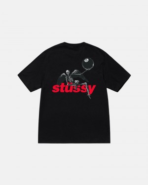 Stüssy Apocalypse Tee Short Sleeve T-Shirt Black | NWX-238795