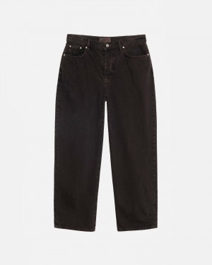 Stüssy Big Ol' Jean Denim Pants Espresso | AXK-539472