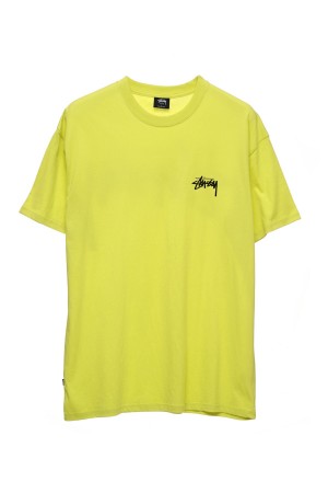 Stüssy Big Stock Ss Tee Tees Slime Yellow | PBH-392841