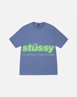 Stüssy Blur Tee Short Sleeve T-Shirt Storm | KYA-194078