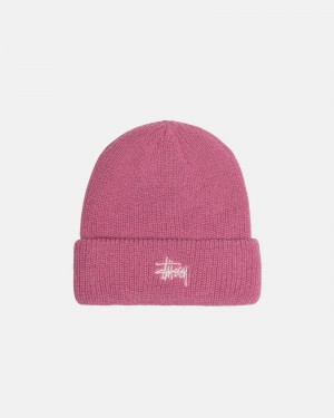 Stüssy Cuff Beanie Basic Beanie Dusty Pink | OYM-670238