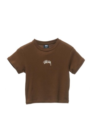 Stüssy Graffiti Rib Tee Tees Coffee | AFC-659180