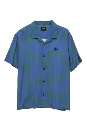 Stüssy Hand Drawn S Ss Shirt Shirts Violet Blue | UQY-621743