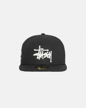 Stüssy New Era 59Fifty Authentic Ball Cap Black | LWA-172394