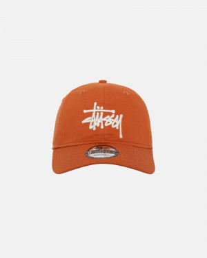 Stüssy New Era 9Twenty Basic Strapback Ball Cap Orange | XJP-364907