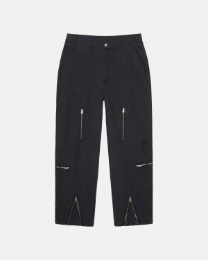 Stüssy Nyco Flight Pant Pants Black | KSO-564281