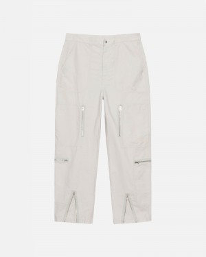 Stüssy Nyco Flight Pant Pants Cream | HTX-708642