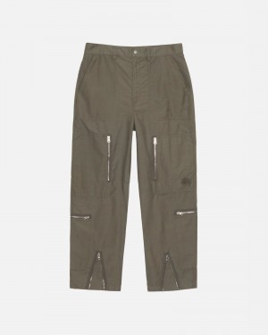 Stüssy Nyco Flight Pant Pants Olive | GEZ-132056