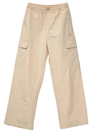 Stüssy Nylon Cargo Pant Shorts & Pants White Sand | ZDH-146789