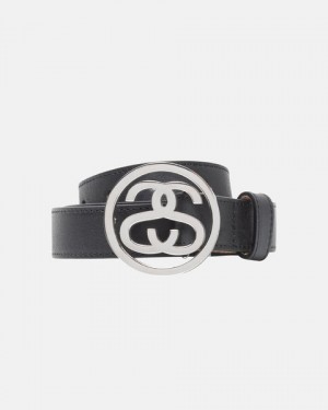 Stüssy SS-Link Buckle Belt Belt Black | UOF-845012