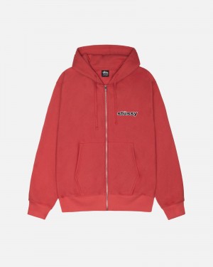 Stüssy SS-Link Zip Hoodie Long Sleeve Sweatshirt Pepper | XTY-967412