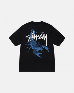 Stüssy Scorpion Tee Short Sleeve T-Shirt Black | ZGP-932014