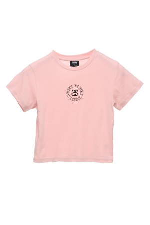 Stüssy Seal Rib Tee Tees Washed Pink | KUD-427305