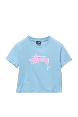 Stüssy Shadow Stock Slim Tee Tees Steel Blue | QSE-735918