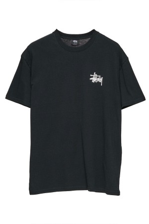 Stüssy Solid World Tour Lcb Ss Tee Tees Black | QSW-405672