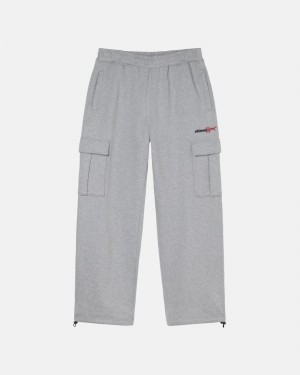 Stüssy Sport Cargo Fleece Pant Pants Grey Heather | ZDC-418072