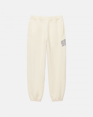 Stüssy Sport Sweatpant Pants Ivory | AEU-071864