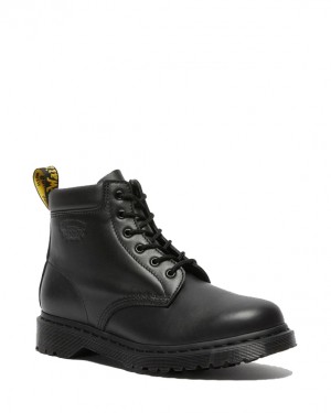 Stüssy x Dr. Martens 939 Leather Ankle Boots Shoes Black | NSA-328509