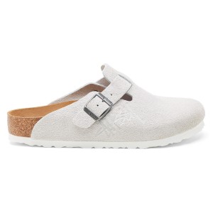 Stüssy Stussy Boston Suede Shoes Bone | VOS-078523