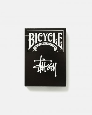 Stüssy Stussy Playing Cards Accessory Black | TCD-809435