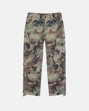 Stüssy Surplus Cargo Ripstop Pants Camo | VQO-284953