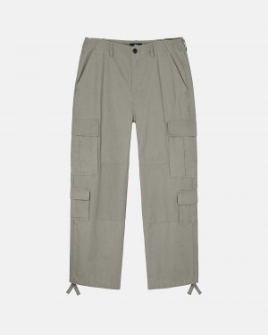 Stüssy Surplus Cargo Ripstop Pants Olive | SEO-643895