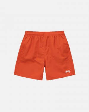 Stüssy Water Short Stock Swim Bottom Clay | GXY-607539