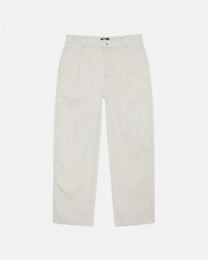 Stüssy Workgear Trouser Twill Pants Putty | XCN-765329