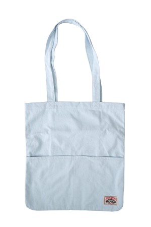 Stüssy Workwear Tote Bag Bags & Backpacks Silver Blue | VUD-896243