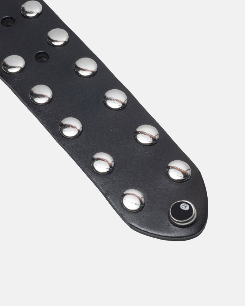 Stüssy 8 Ball Studded Belt Belt Black | HVO-923175