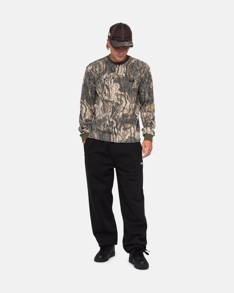 Stüssy Basic Stock LS Thermal Long Sleeve Knit Relic Camo | NRO-805649