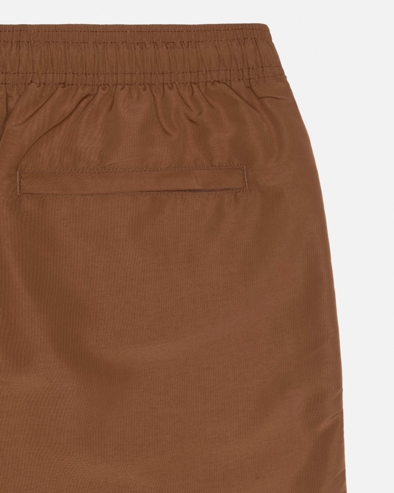 Stüssy Big Basic Water Short Swim Bottom Coffee | OMR-765089