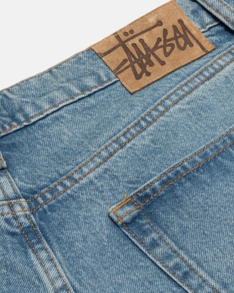 Stüssy Big Ol' Jean Denim Denim Washed Blue | KBA-174835