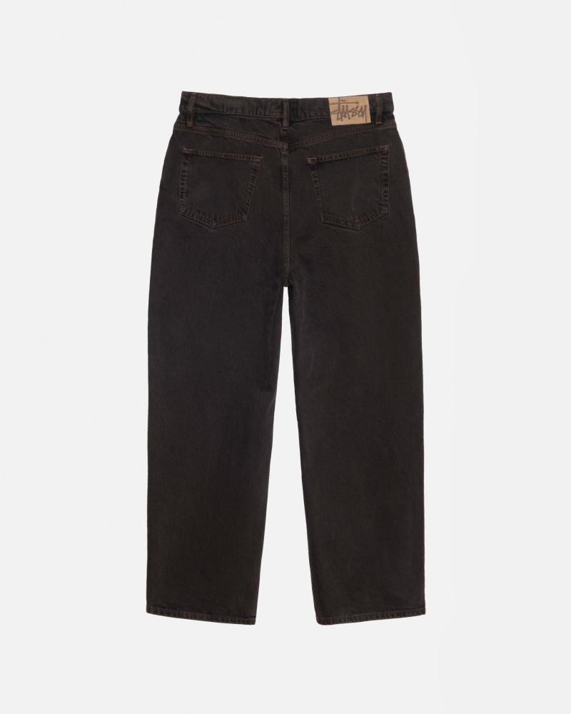 Stüssy Big Ol' Jean Denim Pants Espresso | AXK-539472