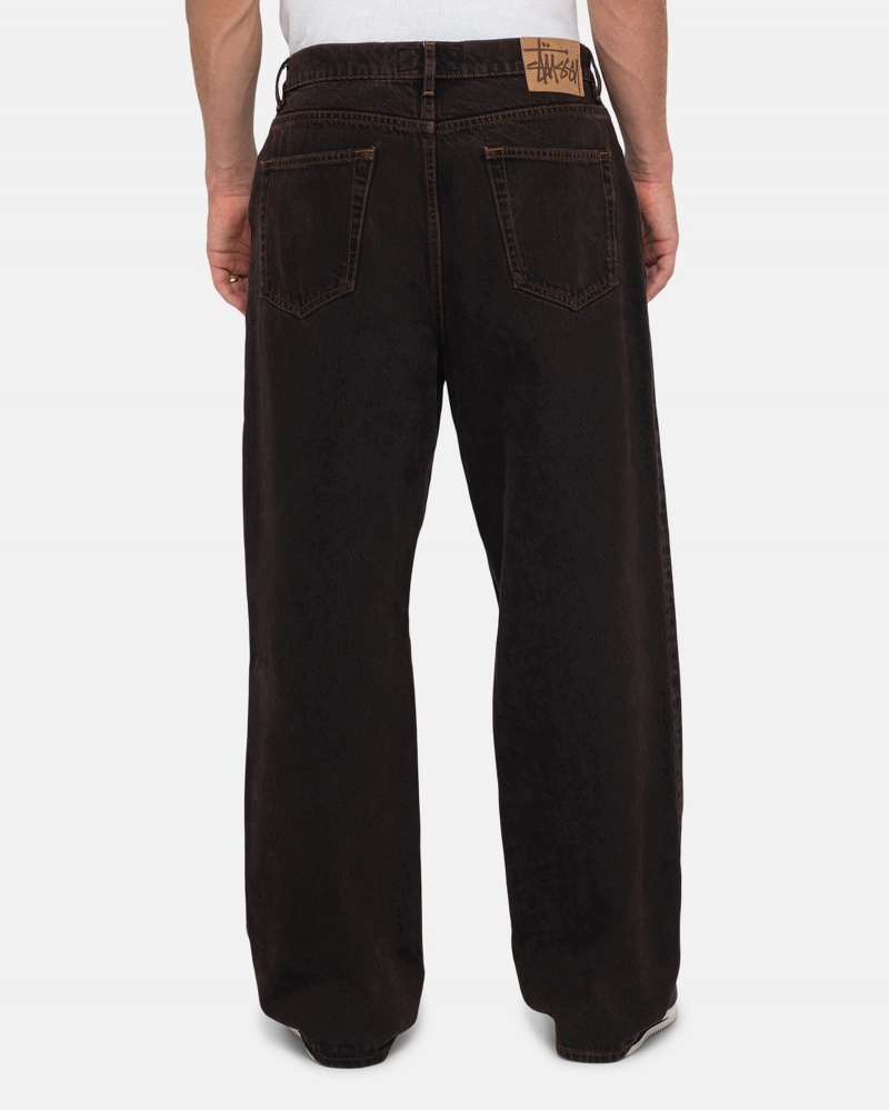 Stüssy Big Ol' Jean Denim Pants Espresso | AXK-539472