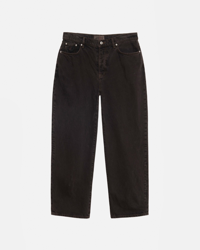 Stüssy Big Ol\' Jean Denim Pants Espresso | AXK-539472