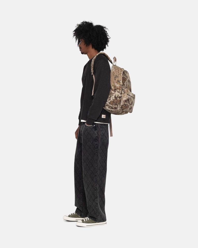 Stüssy Canvas Backpack Backpack Highlander | KQH-418206