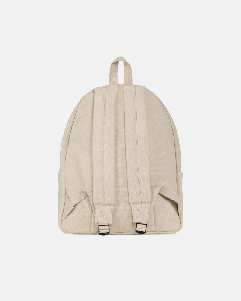 Stüssy Canvas Backpack Backpack Natural | VZG-219563