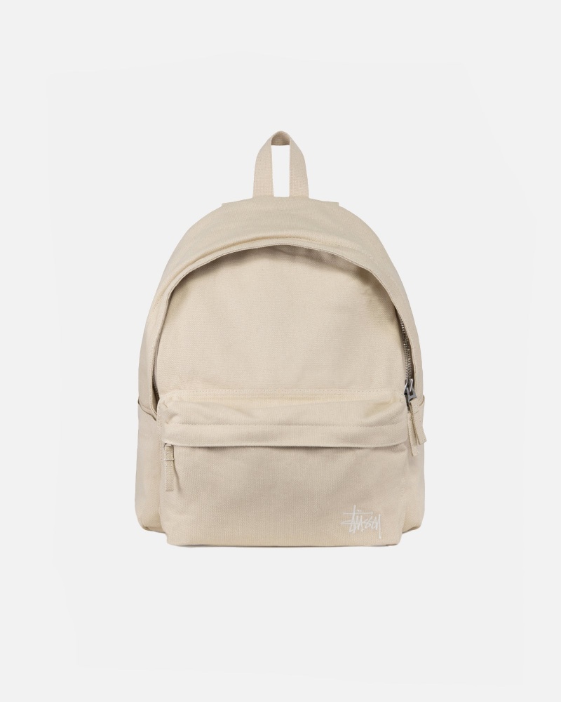 Stüssy Canvas Backpack Backpack Natural | VZG-219563