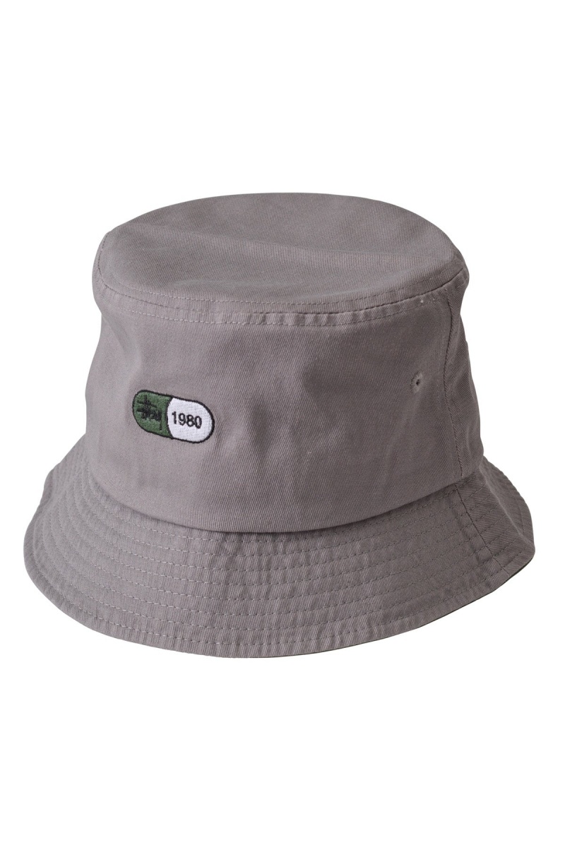 Stüssy Capsule Bucket Hat Hats & Beanies Grey | QNZ-912783