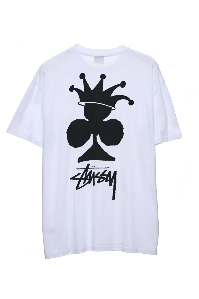 Stüssy Club Crown Ss Tee Tees White | GXP-185032