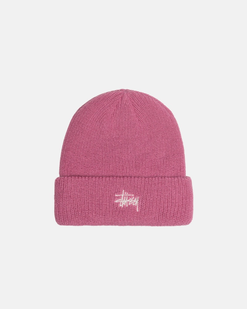 Stüssy Cuff Beanie Basic Beanie Dusty Pink | OYM-670238