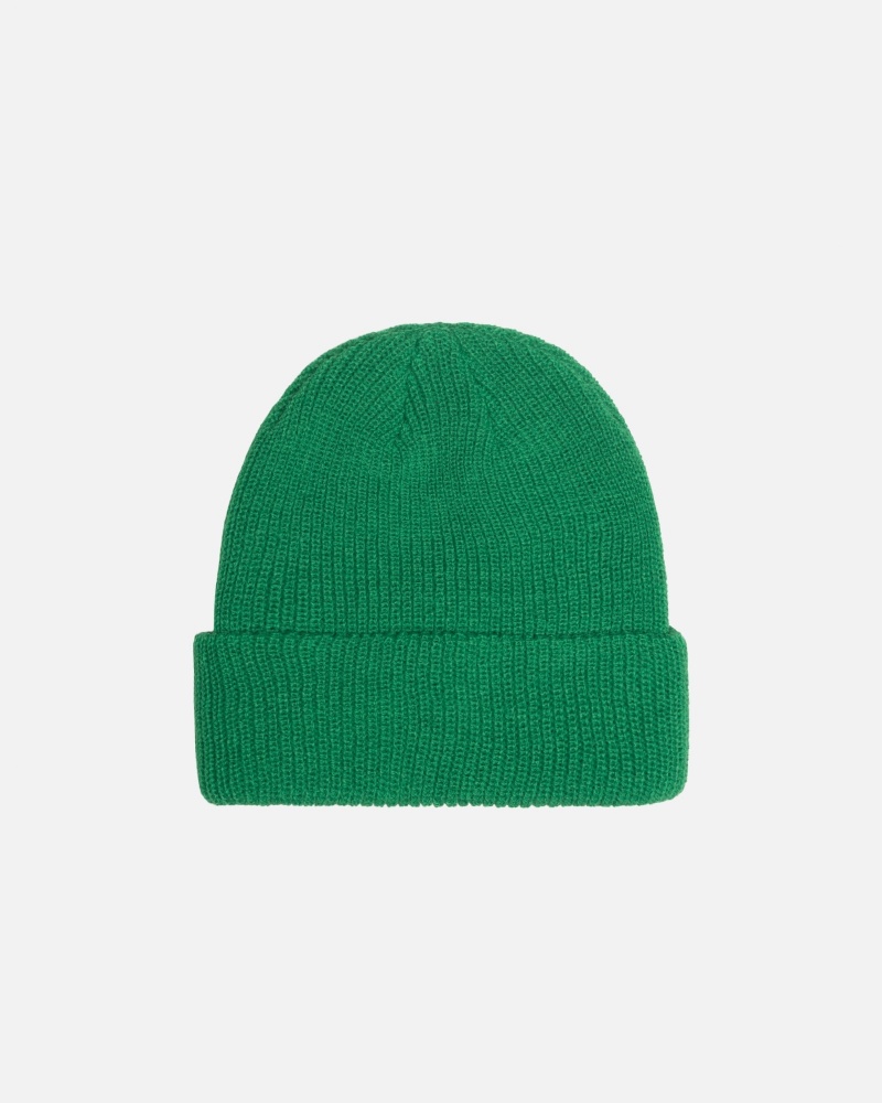 Stüssy Cuff Beanie Basic Beanie Kelly Green | QDU-542798