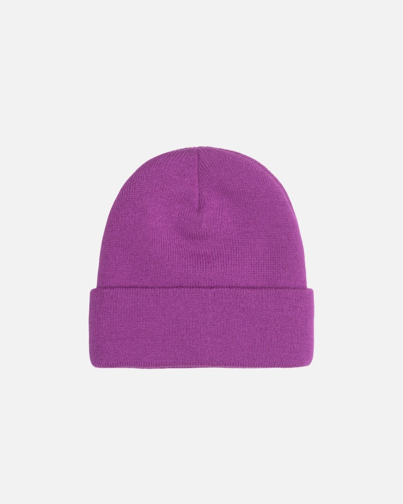 Stüssy Cuff Beanie Stock Beanie Violet | BJK-473098