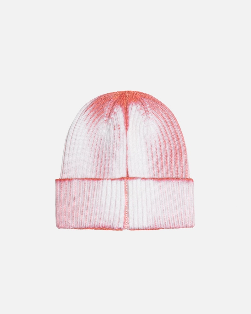 Stüssy Cuff Beanie Workgear Spray Beanie Orange | BHZ-639801