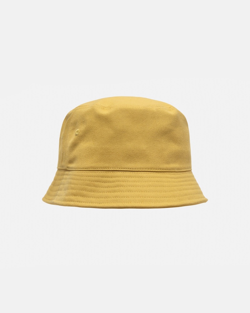 Stüssy Deep Bucket Hat SS Link Bucket Hat Gold | IXG-902516