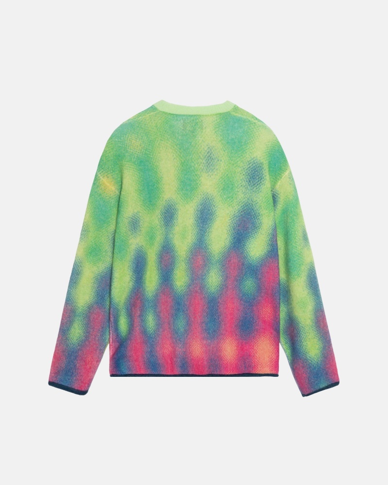 Stüssy Gradient Dot Brushed Sweater Long Sleeve Sweater Multi | OZM-012894