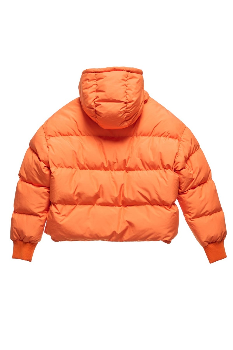 Stüssy Graffiti Hood Puffa Jacket Jackets Apricot | YBT-374918