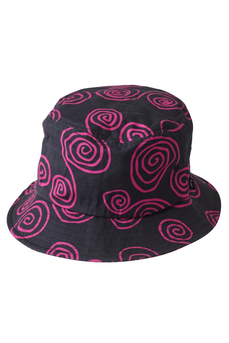 Stüssy Hand Drawn S Bucket Hat Hats & Beanies Black | YSR-526803